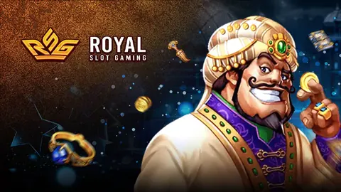 โลโก้ค่ายสล็อต Royal Slot Gaming